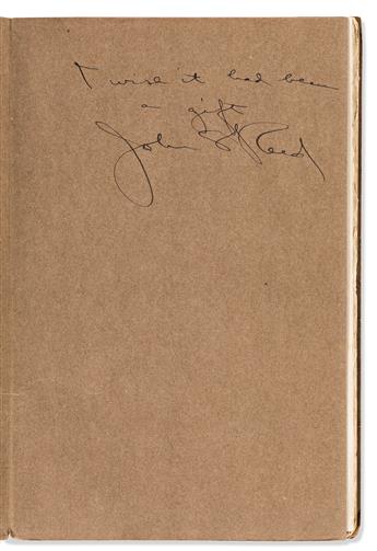 REED, JOHN. Two items: Typed Letter Signed * The Day in Bohemia. Signed and Inscribed.